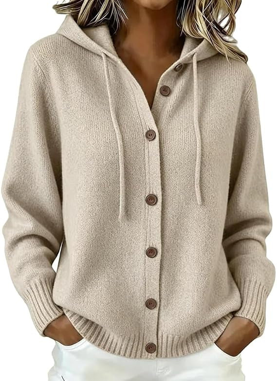 Cozy Charm Hooded Cardigan